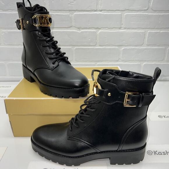 Michael Kors Shoes - Michael kors boots Kincaid Lace up boots - Black